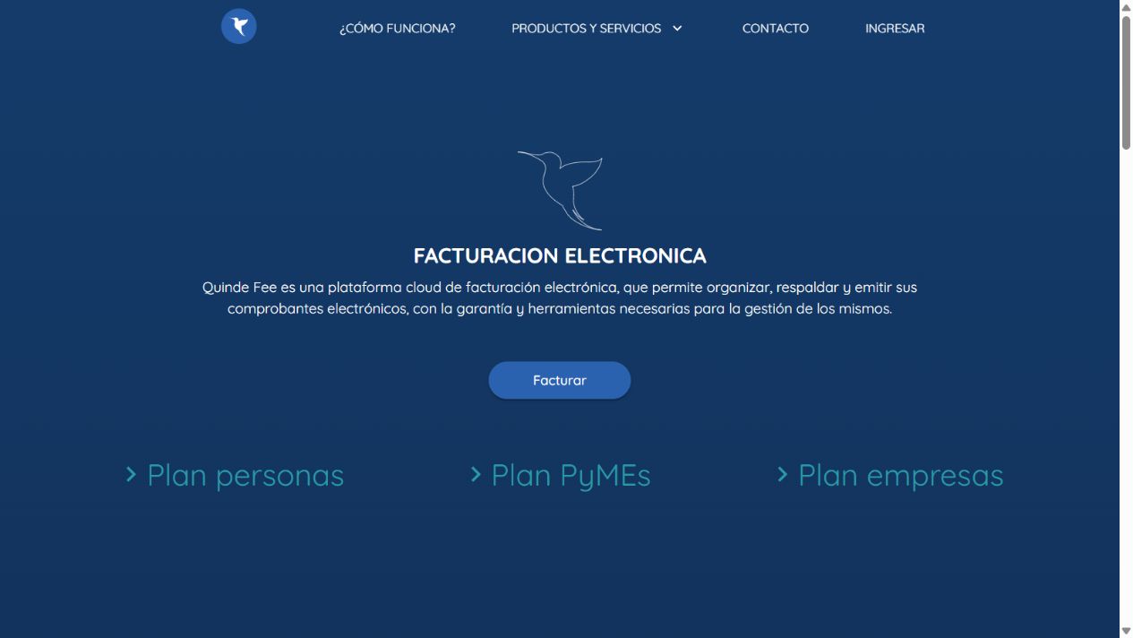 Quinde Fee — Electronic invoicing